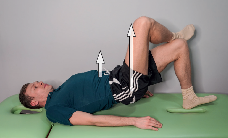 Inhibicja synergii ortostatycznej poprzez ćwiczenia asymetryczne w pozycji leżącej
