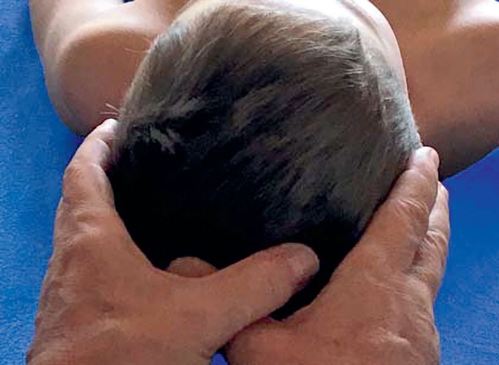 Drenaż zatok żylnych wg Frymann