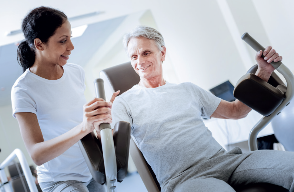 Rehabilitacja mężczyzny ze spastycznością