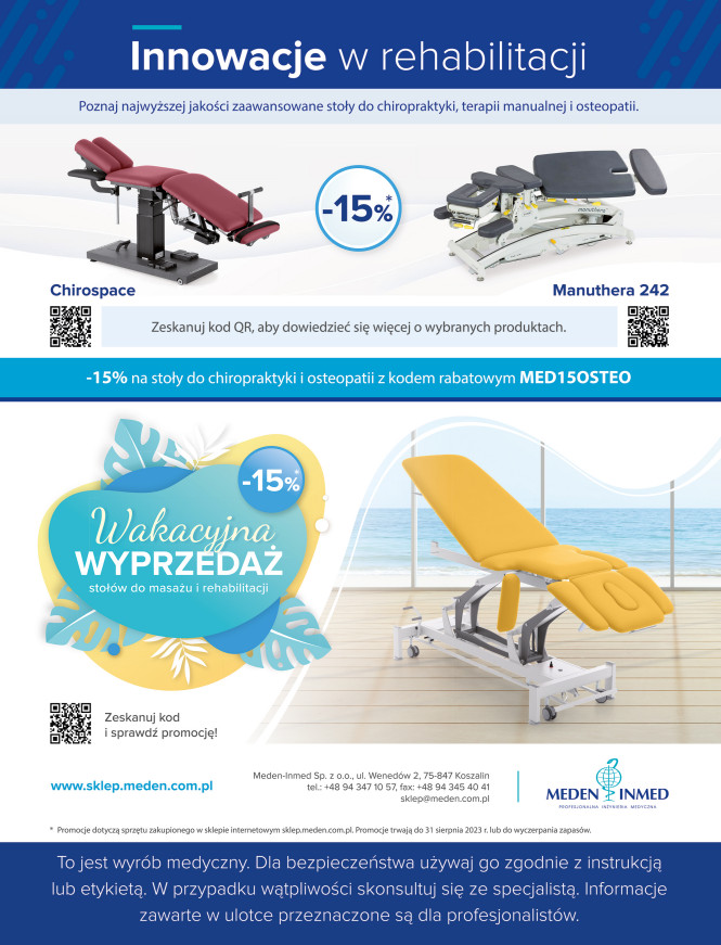 Reklama 9 Fizjoterapeuta 3/2023